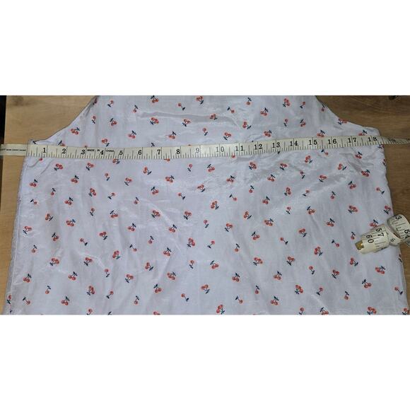 J. Crew cherry halter tie tank sz 2 silk blend - Picture 4 of 8